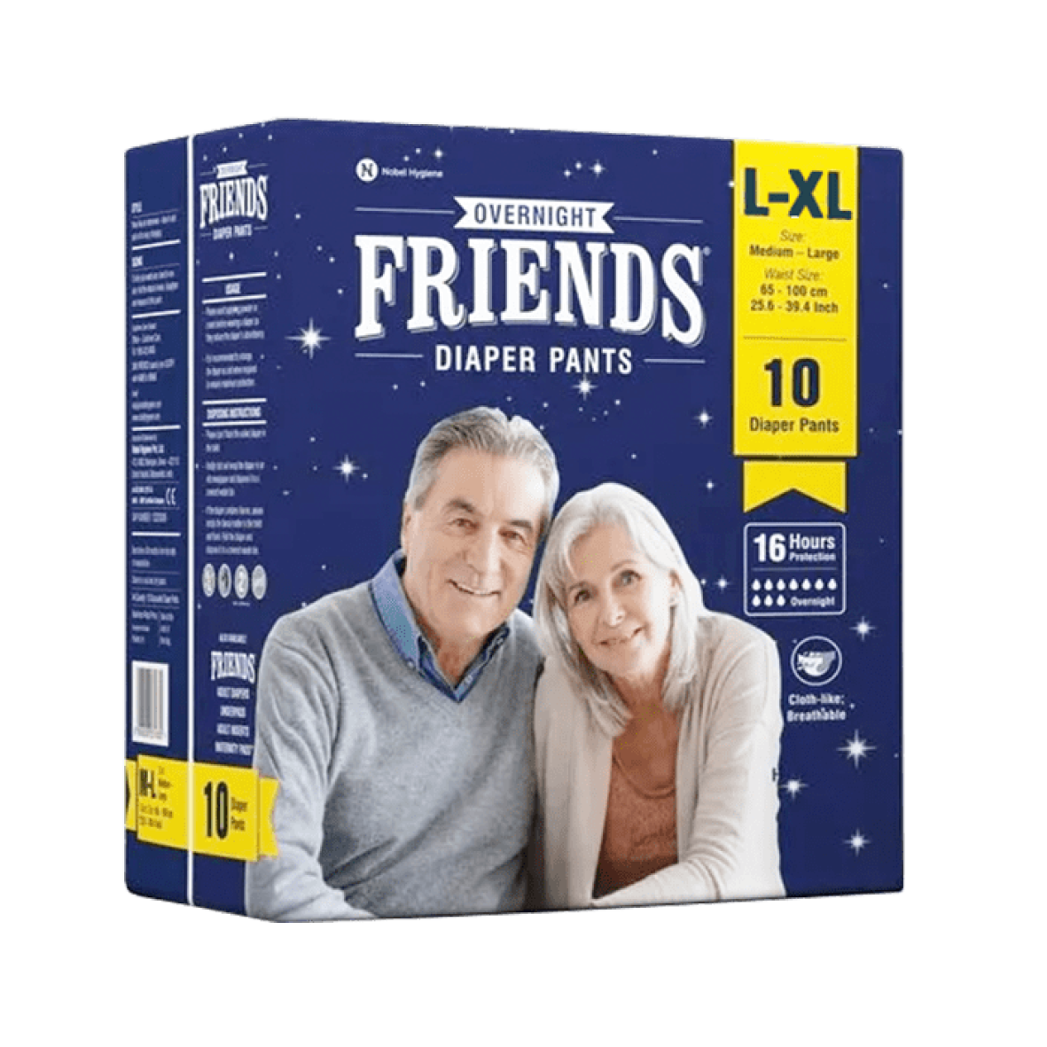 Підгузники-труси Friends Overnight, нічні, розмір L-XL, 10 шт.