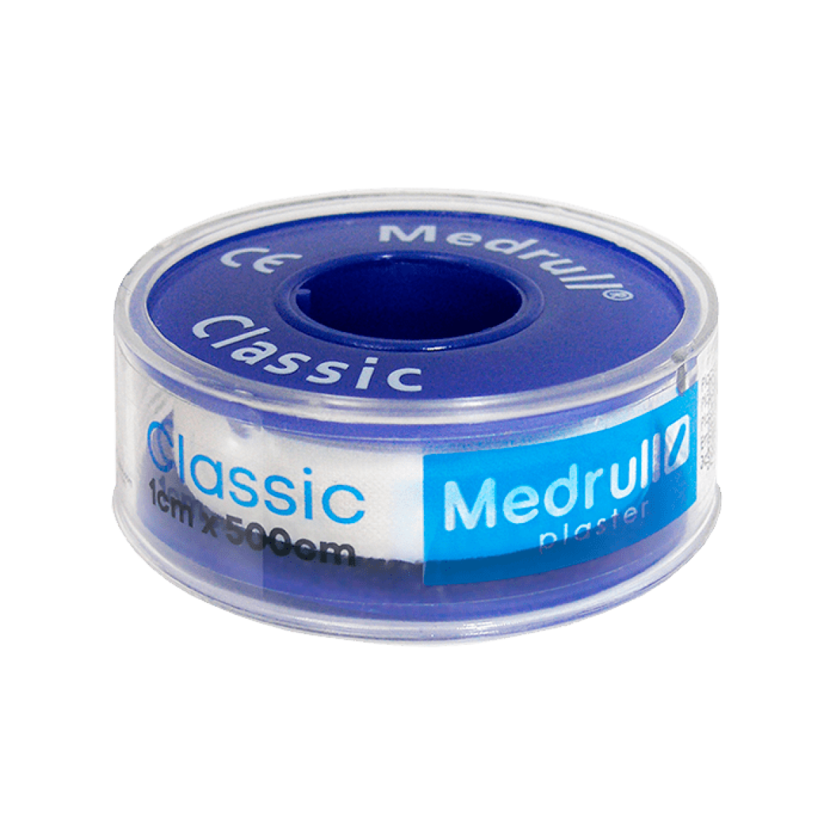 Пластир медичний в рулоні Medrull “Classic”, 1.0х500см, білий.